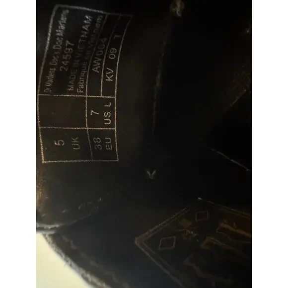 Doc Martens low top sequin lace ups - Picture 8 of 8